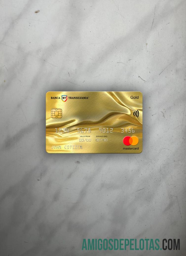 Romênia Banca Transilvania Bank Mastercard Gold Photolook Front baixar para verificação